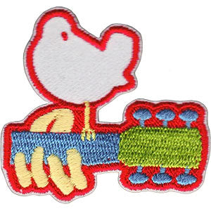 Woodstock Dove Patchpins Embroidered Patch Front