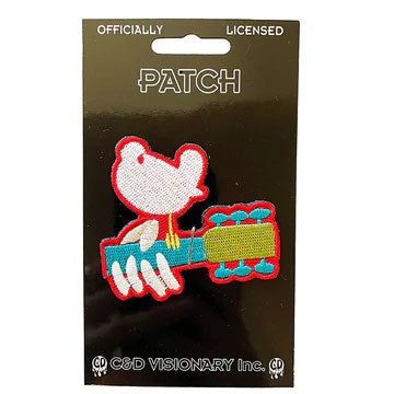 Woodstock Logo Carded Embroidered Patch Front
