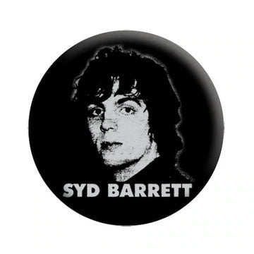 Syd Barrett Static Logo Button Front