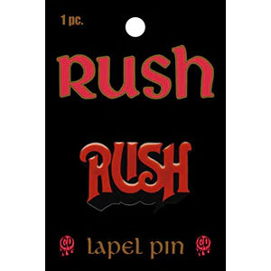 Rush Logo Pewter Pin Badge