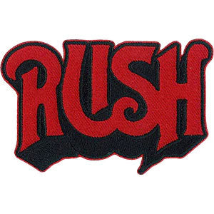 Rush Logo Embroidered Patch Front