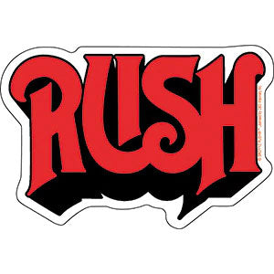 Rush Logo Sticker Front
