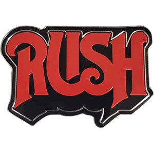 Rush Logo Metal Sticker Front