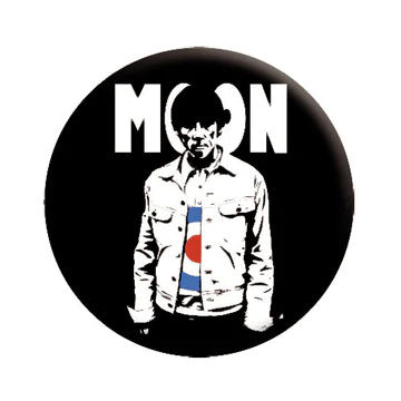 Who Keith Moon Logo Button Front