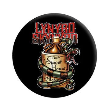 Lynyrd Skynyrd Snake Button Front
