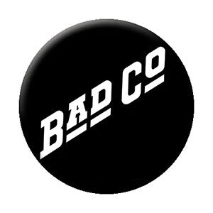 Bad Company Logo Button Front