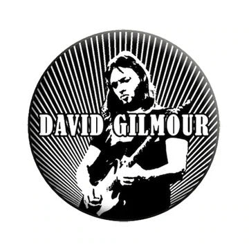 David Gilmour Lines Logo Button Front