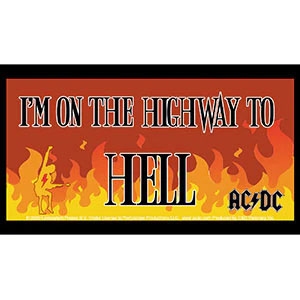 AC/DC On The Highway Sticker Front