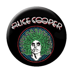 Alice Cooper Medusa Button Front