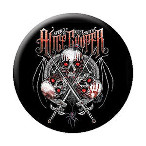 Alice Cooper Vampire Skull Button Front