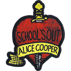 Alice Cooper School's Out Embroidered Patch Front