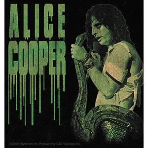 Alice Cooper w/ Snake Sticker Front