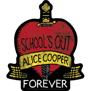 Alice Cooper School's Out Forever Sticker Front