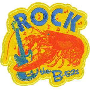 B-52s The B-52's Rock Lobster Embroidered Patch Front