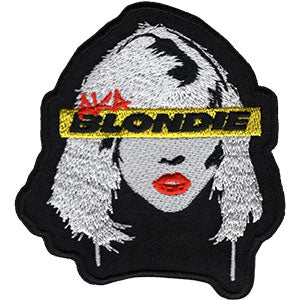 Blondie AKA Stencil Embroidered Patch Front