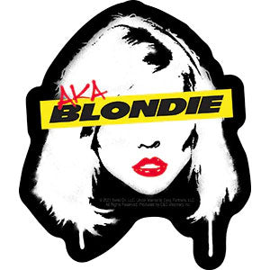 Blondie AKA Stencil Sticker Front