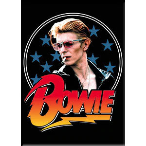 David Bowie Stars Magnet Front