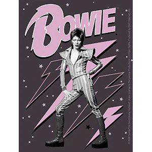 David Bowie Pink Bolts Sticker Front