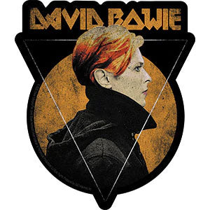 David Bowie Triangle Sun Sticker Front