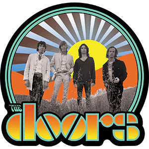 The Doors Waiting For The Sun Sticker Front
