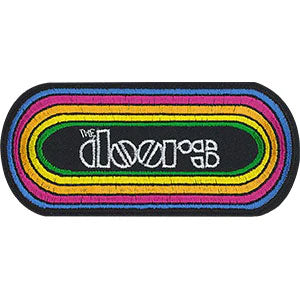 The Doors KMET Logo Embroidered Patch Front