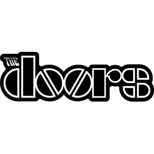 The Doors Logo Sticker Front