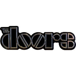 The Doors Logo Metal Sticker Front
