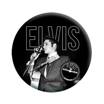 Elvis Presley Solo Live Button Front