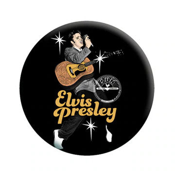 Elvis Presley On Toes Button Front