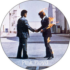 Pink Floyd WYWH Burning Man Button Front