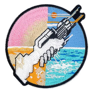Pink Floyd Wish You Were Here Embroidered Patch Front
