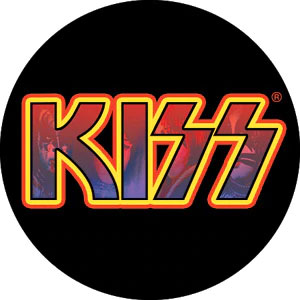 KISS Logo Button Front