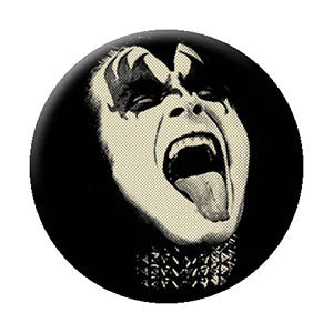 KISS Rock God Button Front