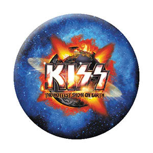 KISS Hottest Show On Earth Button Front