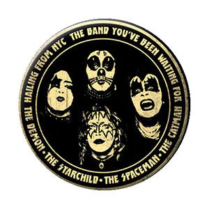 KISS Hailing From NYC Button Front