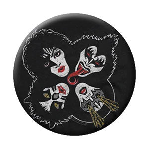 KISS Band Button Front