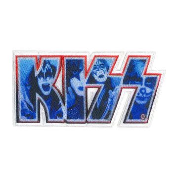 KISS Logo w/ Image Embroidered Patch Front