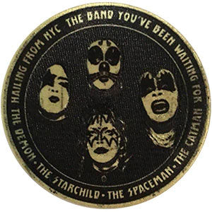 KISS Hailing From NYC Embroidered Patch Front