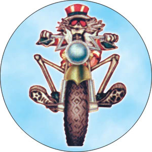 Grateful Dead Psycle Sam Button Front