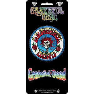 Grateful Dead 2 Pack Patch Set Embroidered Patch Front