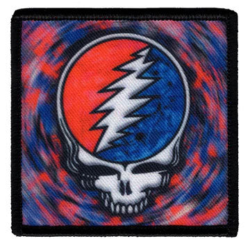 Grateful Dead SYF Spinning Embroidered Patch Front