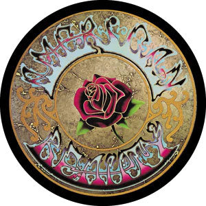 Grateful Dead American Beauty Round Magnet Front