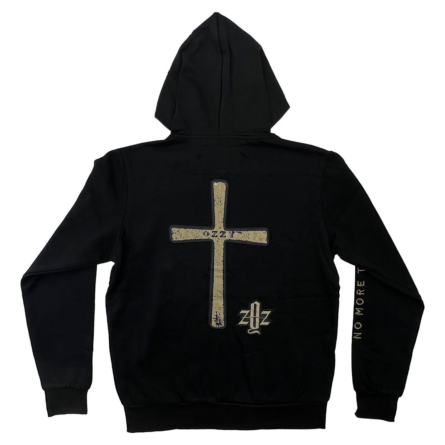 Ozzy Osbourne No More Tours 2 Zippered Hooded Sweatshirt Back