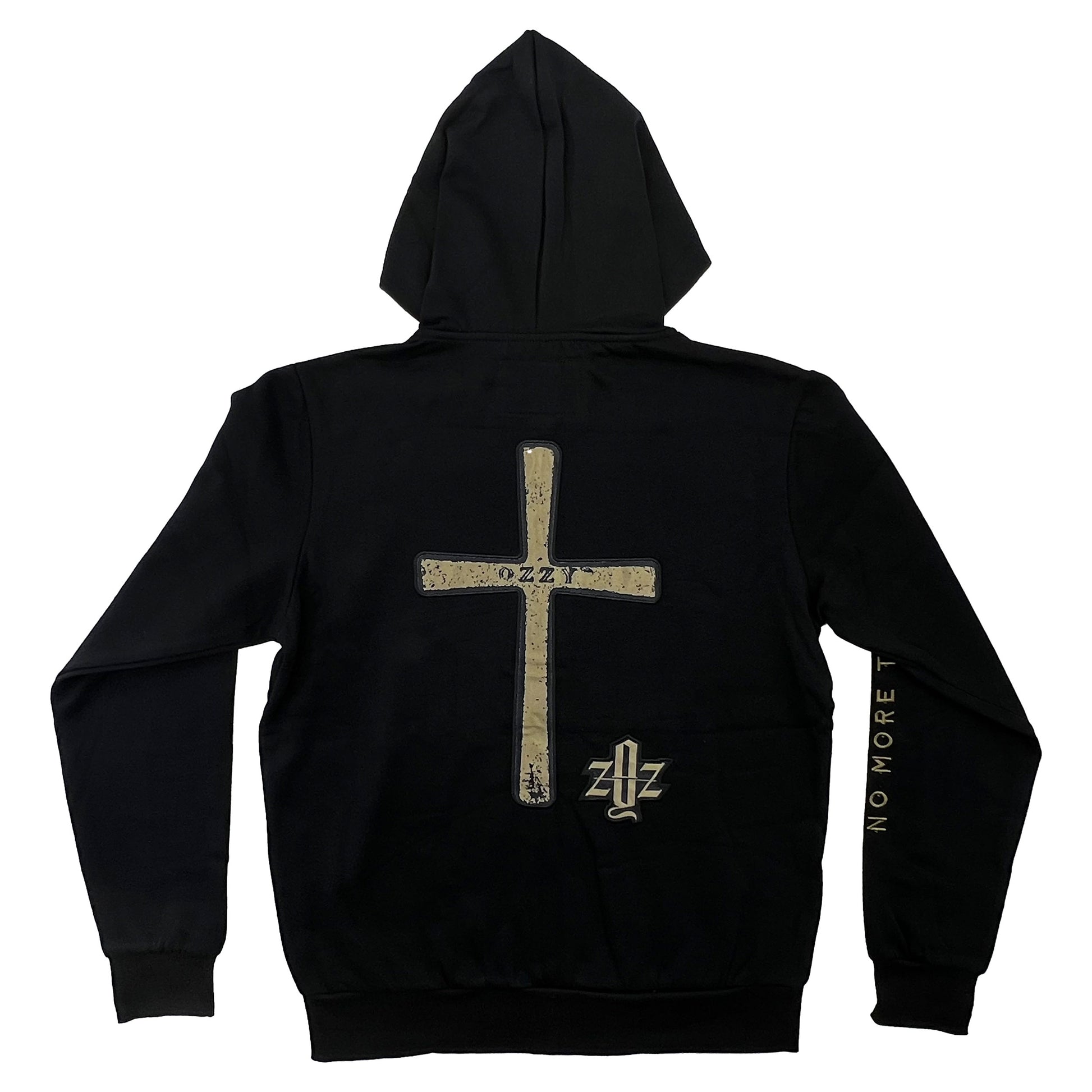 Ozzy Osbourne No More Tours 2 Zippered Hooded Sweatshirt Back