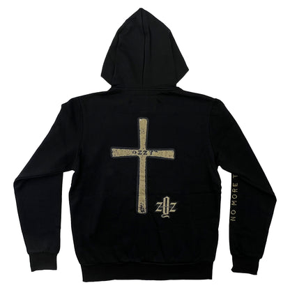 Ozzy Osbourne No More Tours 2 Zippered Hooded Sweatshirt Back