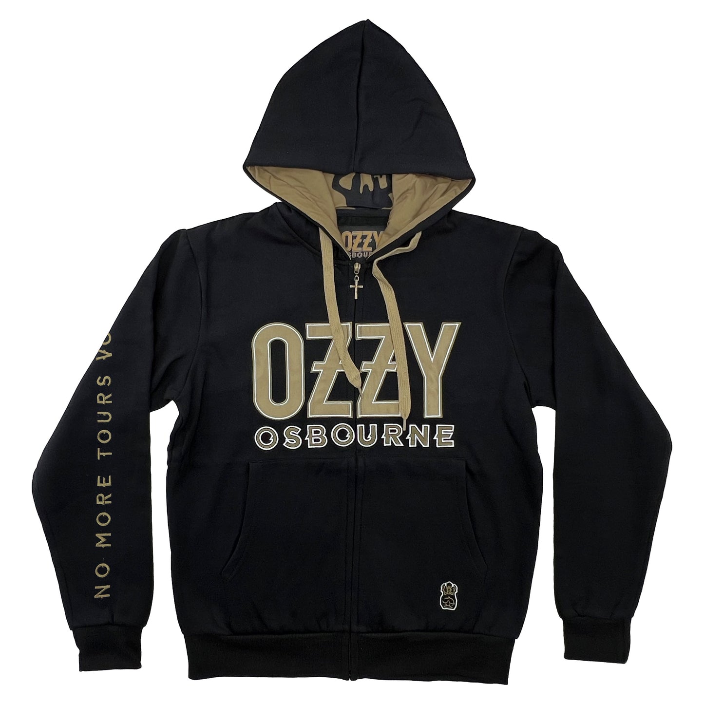 Ozzy Osbourne No More Tours 2 Zippered Hooded Sweatshirt Front