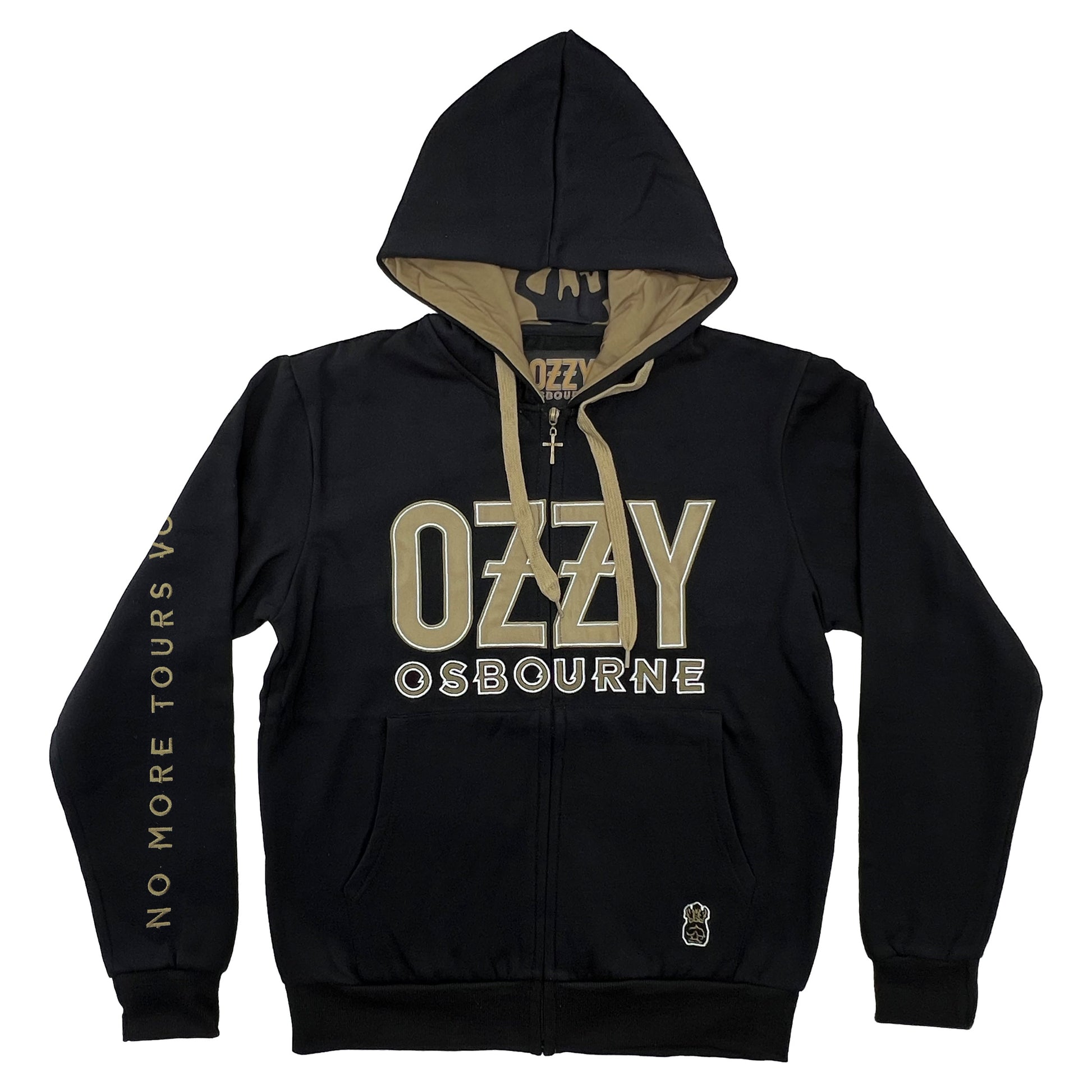 Ozzy Osbourne No More Tours 2 Zippered Hooded Sweatshirt Front