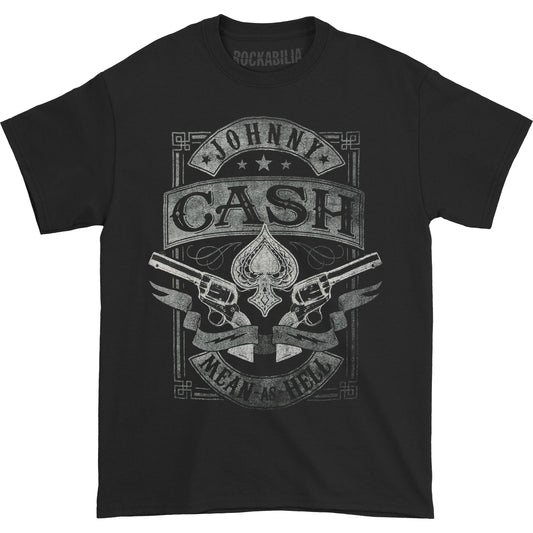 Johnny Cash Mean As Hell T-shirt Front