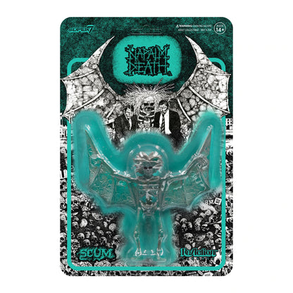 Napalm Death Super7 Scum Demon (Aquamarine) 3.75" ReAction Figure Action Figure Back