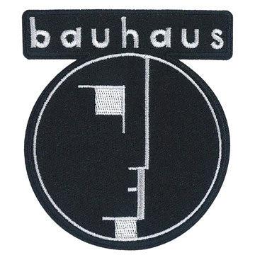 Bauhaus Logo Embroidered Patch Front